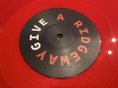 RIDGEWAY Give LP Red Vinyl 150-Glare Fleshwater Leaving Time Downward Gleemer