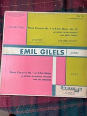 RARE Emil Gilels, Tchaikovsky, Chopin, Rachmaninov, Liszt LP Vinyl 1956