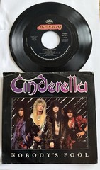 Cinderella Nobody’s Fool Push Push Mercury 884 851 45rpm (1986) W/PS! USA 7”