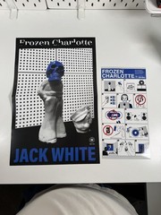 RARE Jack White – FROZEN CHARLATAN Chrome Cover w/ Ice Blue Vinyl w/ LP Xtras