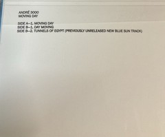 André 3000 – Moving Day EP On Vinyl Ambient/New Age/Soul Jazz OutKast
