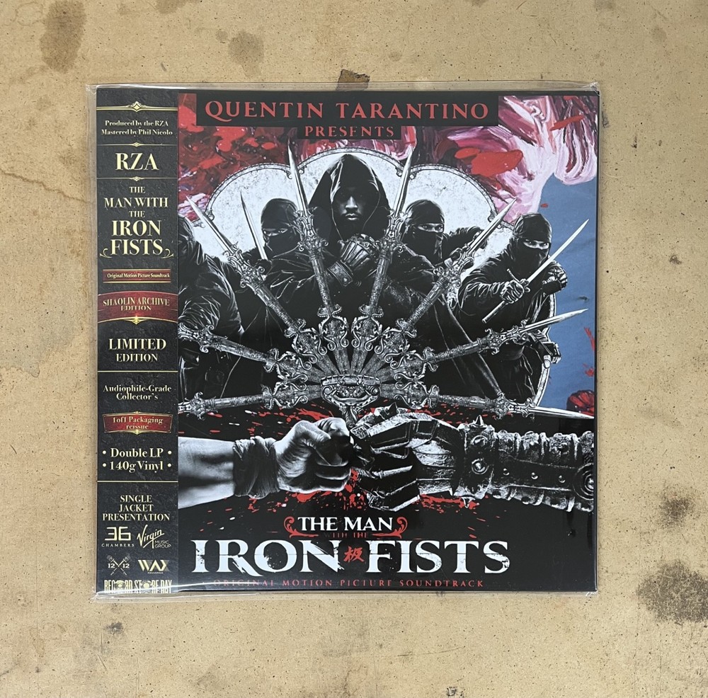 THE MAN WITH THE IRON FISTS SOUNDTRACK RZA 2 LP COLOR VINYL NEW RSD 26 TARANTINO