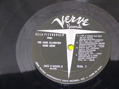 Ella Fitzgerald Sings The Duke Ellington Song Book, 12″ Vinyl LP. *see notes*
