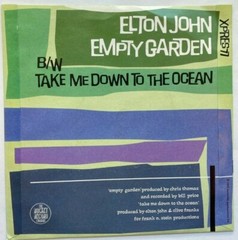 Elton John Empty Garden 1982 7″ Vinyl Single Tribute to John Lennon