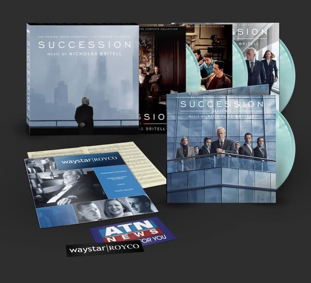 Nicholas Britell – Succession: The Complete Collection – 🔵 Ice Blue 5LP Vinyl ✅