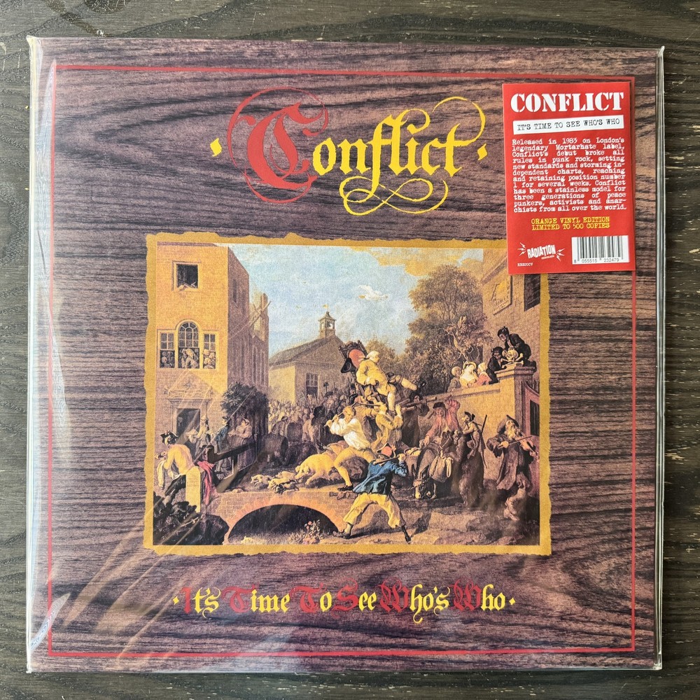 Conflict – It’s Time To See Who’s Who LP, Album, Ltd, RE, Gat Radiation Reissues