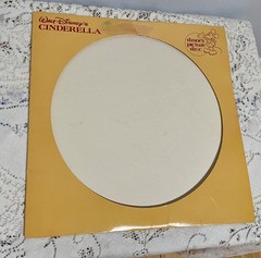 Vintage 1981 Cinderella Disney Picture Disc Movie Soundtrack RECORD Album Music