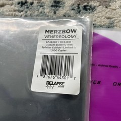 Merzbow Venereology 2020 Relapse Records Limited Edition Pink Splatter LP