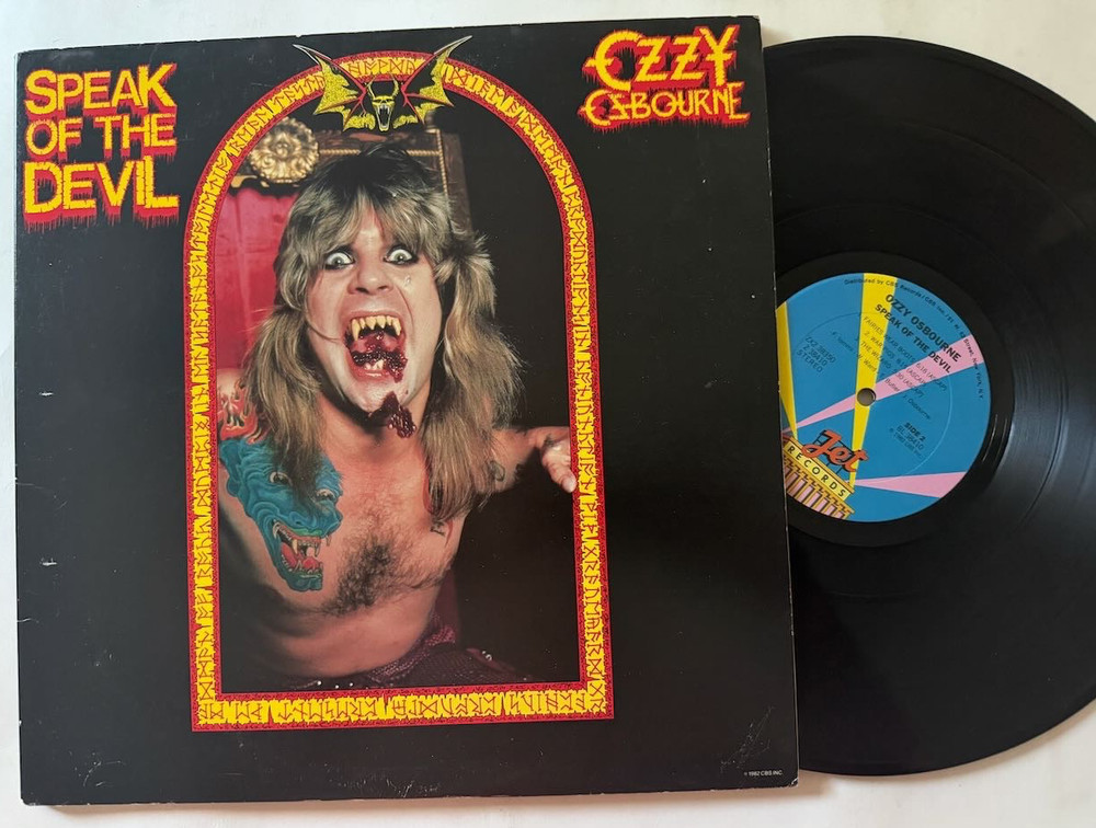 Ozzy Osbourne 2x LP “Speak of The Devil” Jet 38350 ~ 1st Press NM Beauty PROMO