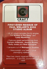 PAUL WELLER Illumination *SEALED* 180g Vinyl LP Die Cut Sleeve w/ Hype Sticker