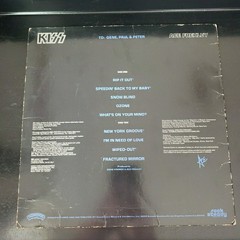 KISS Ace Frehley Solo Album Vinyl LP First Pressing PROMO INSERT 1978 NBLP 7121
