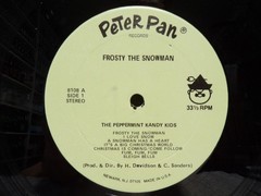 FROSTY THE SNOWMAN THE PEPPERMENT KANDY KIDS 1972 VINYL CHRISTMAS RECORD