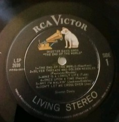 Skeeter Davis•Sings The End Of The World ☆RARE☆ LSP 2699•1st Press’63◇STEREO◇ EX