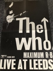 LP VINYL THE WHO LIVE AT LEEDS TRACK 2406 001 UK PRESS 1970 12 INSERTS EX+/EX+
