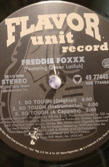 Freddie Foxxx – So Tough EP Flavor Unit Records 49 77445 VERY NICE! vg++