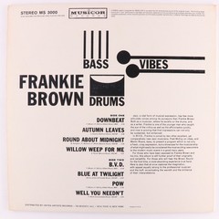 Frankie Brown Trio Bass Vibes Drums 1961 Jazz Stereo 12″ LP Vinyl Record MS 3000