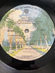 RARE! JOAO GILBERTO Amoroso (1977) OG First Press BS3053 In VG+