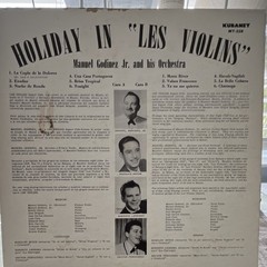 Kubaney Manuel Godinez Jr. Holiday In “Les Violins” LP 33 RPM Black Vinyl MT-228
