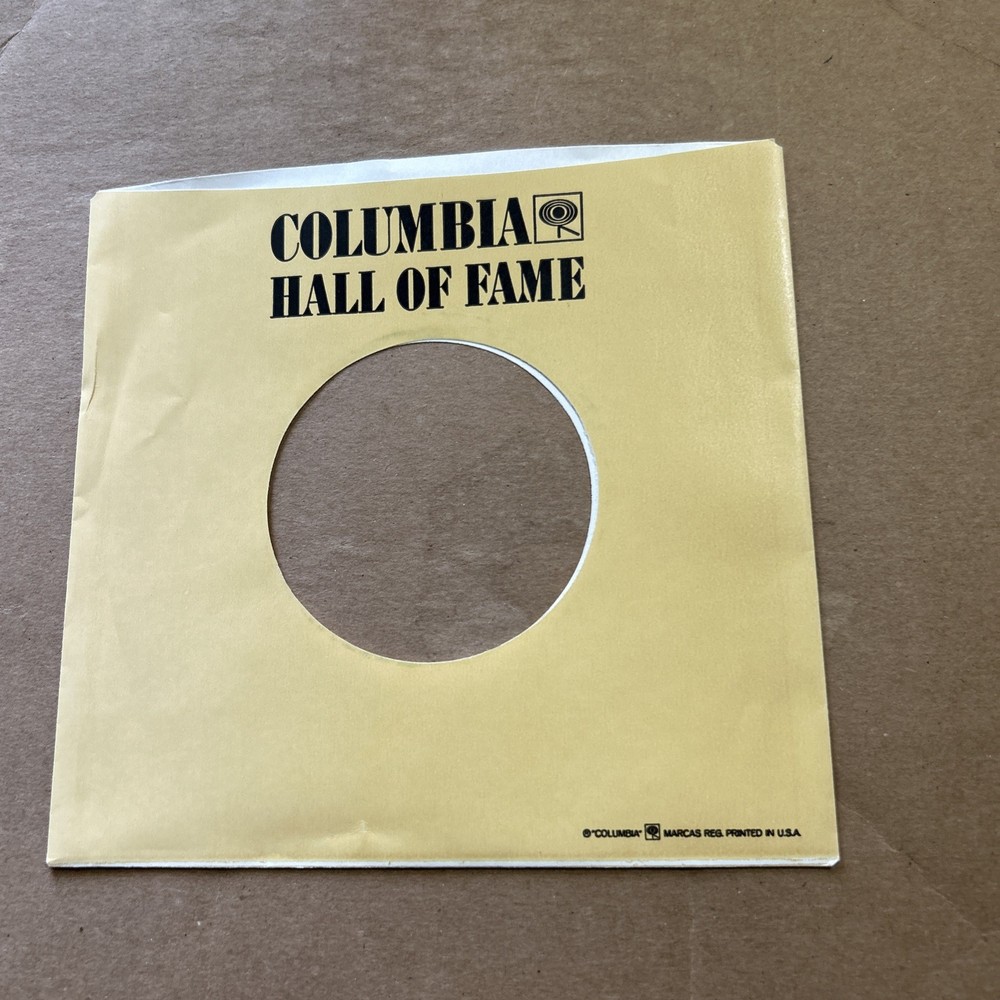 1 Company Sleeve Only Tan Columbia Hall Of Fame Logo