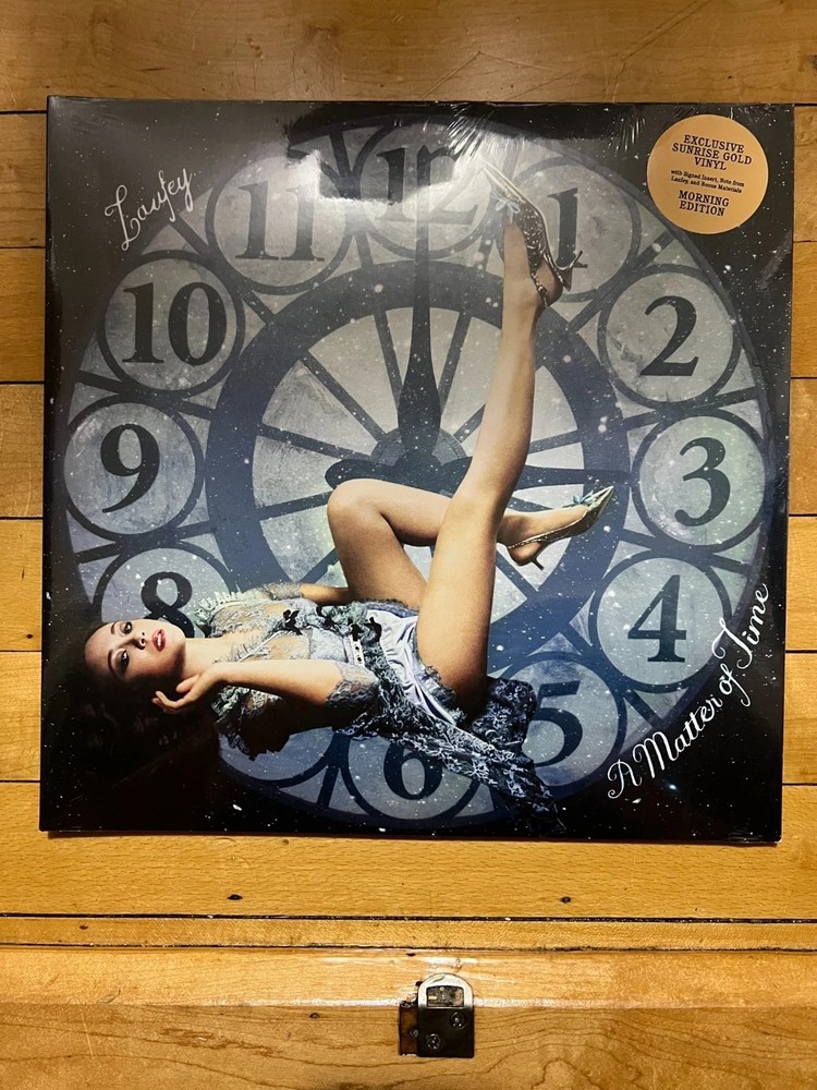 LAUFEY A Matter of Time ROUGE Color Vinyl LP with SIGNED Autographed Insert