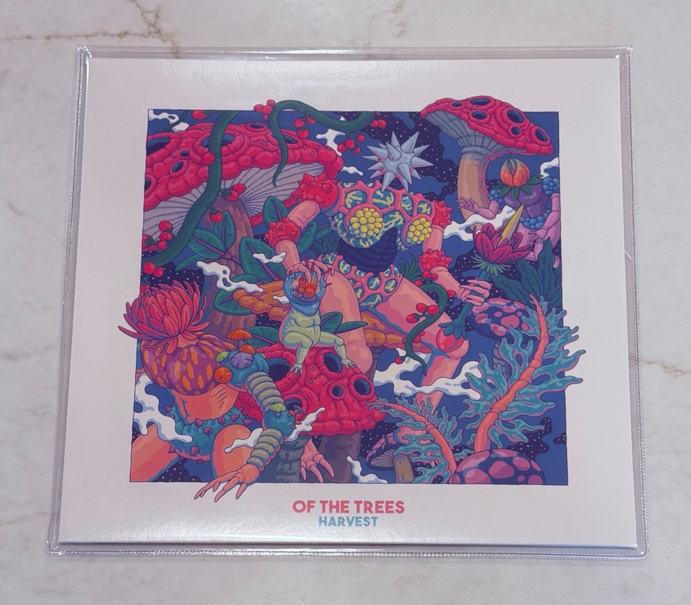 Of the Trees Harvest Vinyl Blue Splatter Repress Camp Alderwild Memory Palace