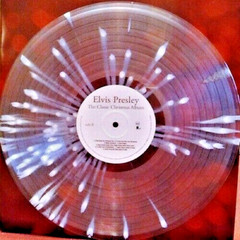 King ELVIS Presley CLASSIC CHRISTMAS ALBUM Exclusive CLEAR SNOWFLAKE Vinyl SEAL!