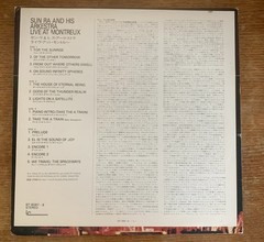 JAPAN 1976 PROMO WHITE LABEL SUN RA & HIS ARKESTRA Live At Montreux 2x LP VINYL