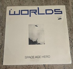 WORLDS Space Age Hero US Nova 1988 Prog indie ROCK LP LIKE NEW NM IN SHRINK
