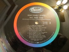 Nat King Cole – Dear Lonely Hearts – LP 1962 Capitol, Mono – Pop, Jazz – OG