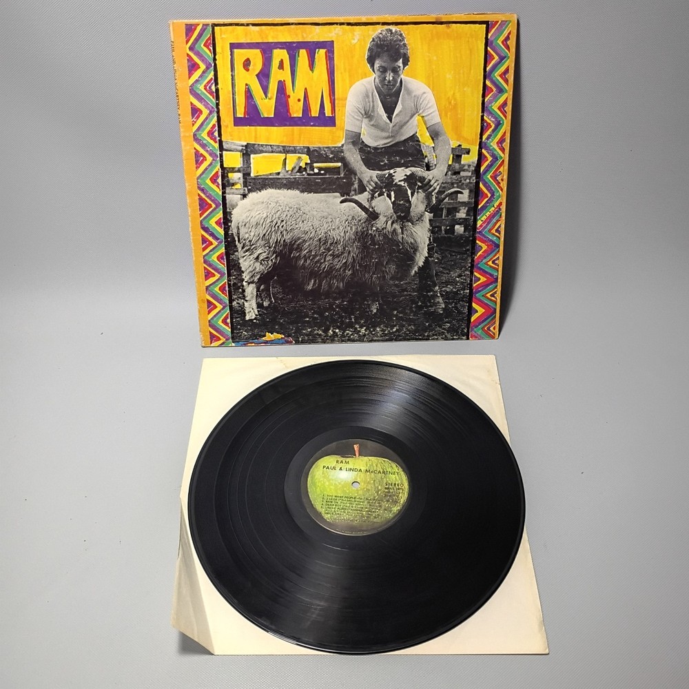 Paul Linda McCartney Ram LP Vinyl 1971 Apple Record SMAS 3375 Original Gatefold