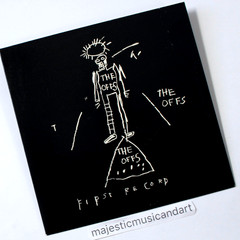 ORIGINAL 1984 JEAN MICHEL BASQUIAT ART COVER THE OFFS FIRST RECORD VINYL LP RARE