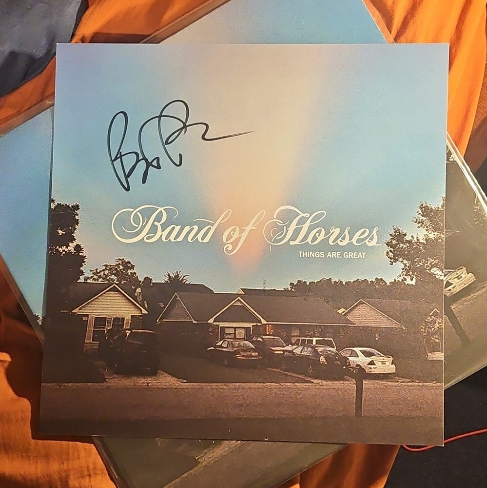 Band of Horses-Things Are Great (SIGNED Limited Edition Rust Colored Vinyl)