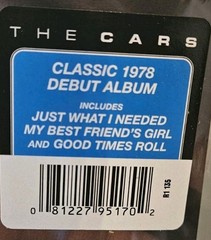 The Cars (Black Vinyl) by Cars (Record, 2016)