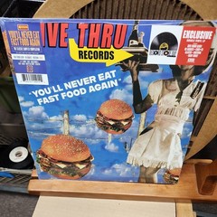 YOU’LL NEVER EAT FAST FOOD AGAIN 2 LP COLOR VINYL COMP NEW RSD 2026 DRIVE THRU