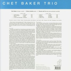 Chet Baker Trio – Mr. B *TRANSLUCENT BLUE* – JAZZ *NEW/COLOR*