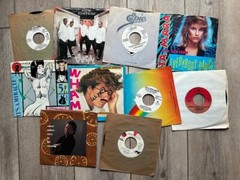 (10) CLASSIC POP R&B 45RPM Records Lot WHAM Some Demo Records CULTURE CLUB Livin
