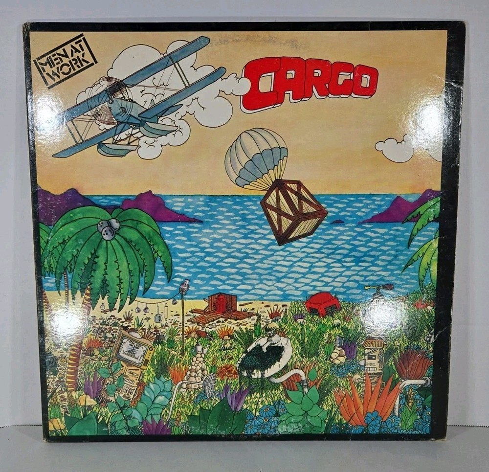 Men at Work- Cargo 1983 Columbia Records Vinyl LP Original Vintage