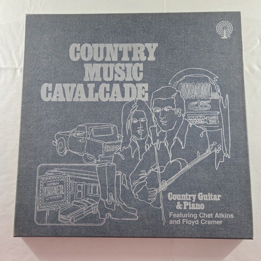 Country Music Cavalcade Country Guitar & Piano Record 3-LP Vinyl EX Tested