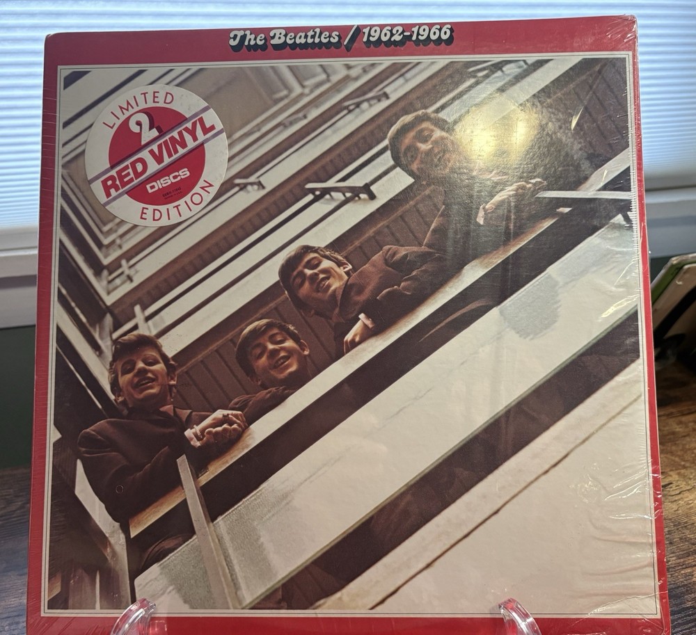 The Beatles – “1962-1966”- Vinyl LP Record Album – Red Vinyl -In Original Shrink