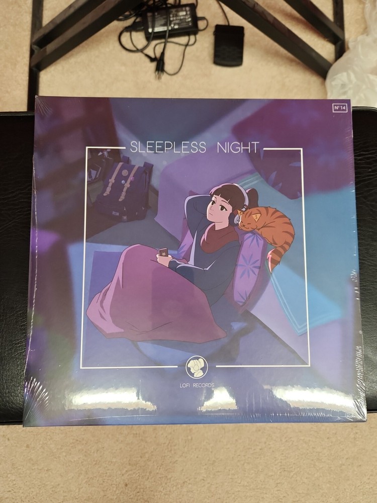 NEW LOFI GIRL Sleepless Night Opaque Purple Violet Color Vinyl LP 1114/1700