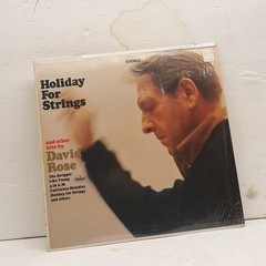David Rose – Holiday For Strings LP Record 1960 Capitol Stereo Easy Listening