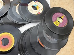 Huge Lot Of 60+ 45RPM Records / Rare / Vintage Vinyl