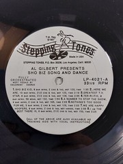 Al Gilbert Presents Sho Biz Song & Dance Stepping Tones 33 1/3 RPM
