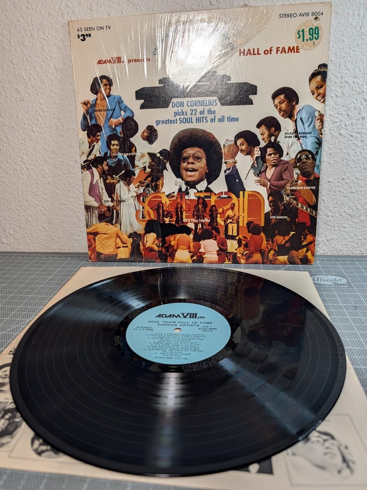 SOUL TRAIN HALL OF FAME LP AVIII 8004 VG+/EX Vinyl 1973 ~ Shrink ~