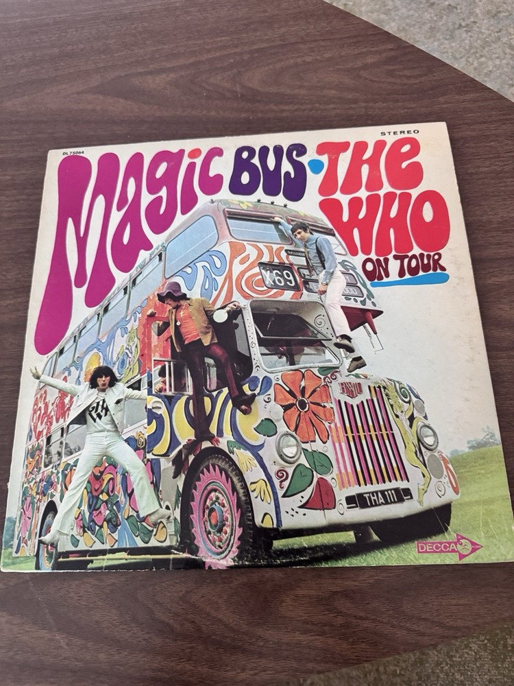 The Who : Magic Bus The Who On Tour First Press Decca LP 1968 Stereo Nice!