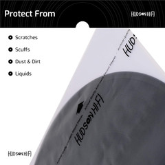 Hudson Hi-Fi Anti-Static Vinyl Record Inner Sleeves 100 Pack – Durable Clear Dis
