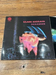 BLACK SABBATH Paranoid LP 1973 UK VERTIGO Rare Spaceship Label Laminated Sleeve