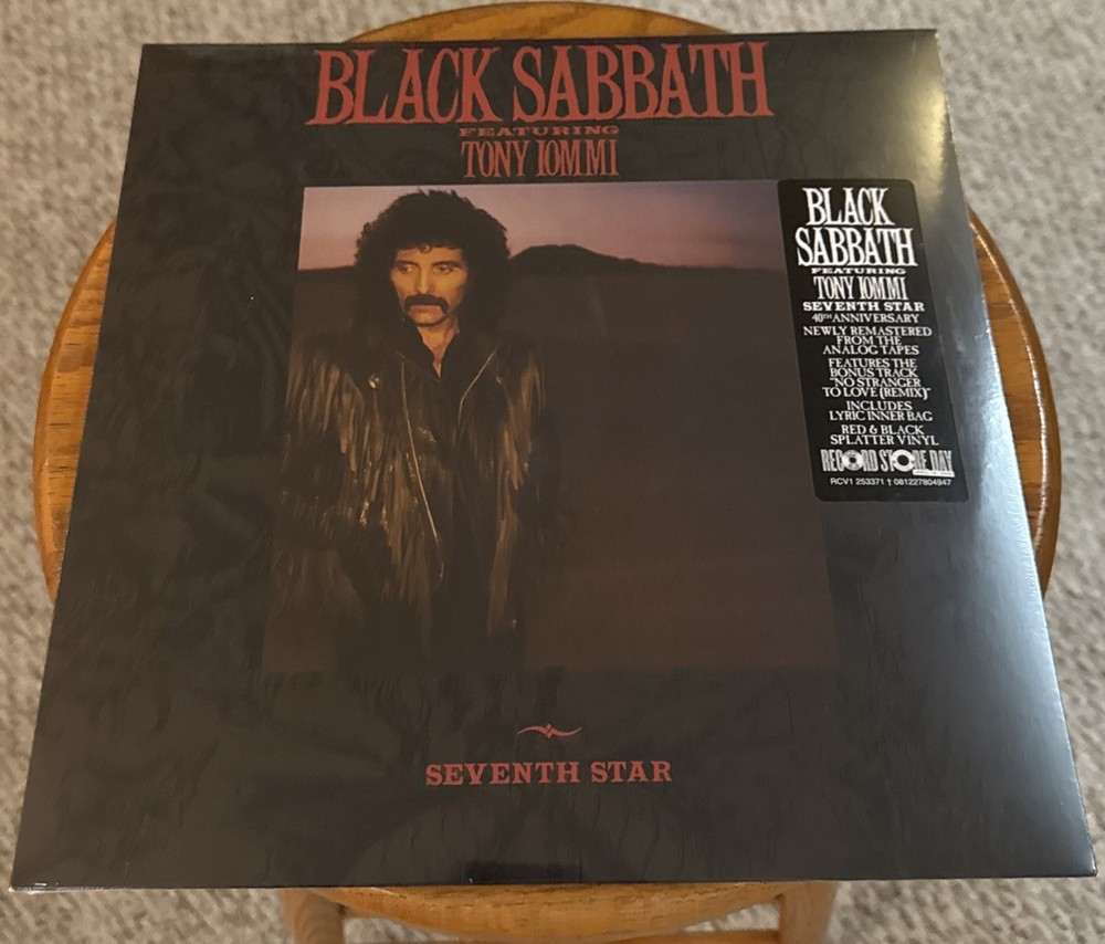 BLACK SABBATH – SEVENTH STAR Tony Iommi SPLATTER RSD 2026. Incredibly Rare LOOK