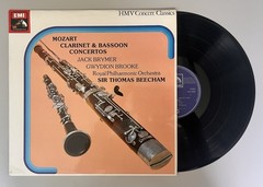 Mozart Clarinet & Bassoon Concertos LP SXLP 30246 Thomas Beecham HMV 1977 VG+