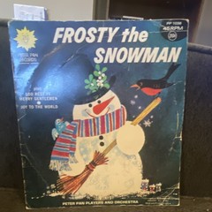 Peter Pan Records Frosty the Snowman Wayne Lishbohle 7″ 45 RPM Vinyl PP1038